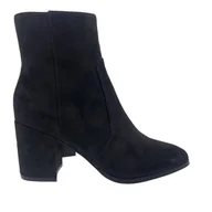 Botki damskie - Buty damskie Botki czarne Vero Moda na zamek eleganckie rozmiar 41 - miniaturka - grafika 1