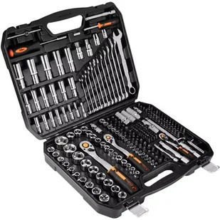 Klucze nasadowe 1/2", 3/8", 1/4", zestaw 219 szt., CrV, NEO 10-076 - Klucze i nasadki - miniaturka - grafika 1