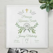 Albumy fotograficzne - Duży album na zdjęcia z nadrukiem dla dziewczynki na komunię - miniaturka - grafika 1