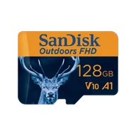 Karty pamięci - SanDisk Outdoors FHD MicroSDXC UHS-I Card with SD Adapter - 128GB Single Pack - SDSQUBC-128G-GN6VA - miniaturka - grafika 1