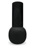 Wazony i flakony - Deco Lorrie Wazon "Aya" w kolorze czarnym - wys. 35 x Ø 16 cm - miniaturka - grafika 1