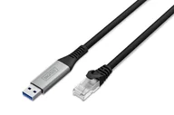 Kable komputerowe i do monitorów - Digitus Kabel USB 3.2 Gen1 - RJ45 Ethernet, 1 Gbit/s, 10 m AK-300600-100-S - miniaturka - grafika 1