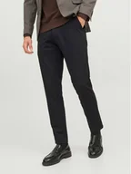 Spodnie męskie - Jack&Jones Chinosy Marco 12237523 Czarny Slim Fit - miniaturka - grafika 1