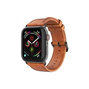 DUX DUCIS YA - pasek z naturalnej skóry do zegarka Apple Watch 38/40/41mm brązowy - Akcesoria do smartwatchy - miniaturka - grafika 1