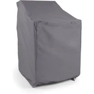 Pokrowce na meble ogrodowe - Pokrowiec na krzesło ogrodowe, składany, wodoodporny poliester, regulowany ściągacz, otwór wentylacyjny, 120 x 64 x 64 cm, szary - miniaturka - grafika 1