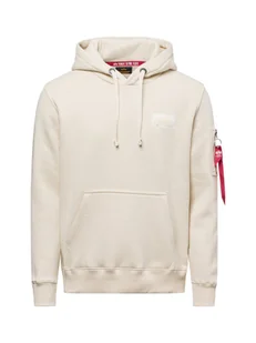 Alpha Industries Bluza nierozpinana Mężczyźni beżowy|niebieski jednolity, S - Bluzy męskie - miniaturka - grafika 1
