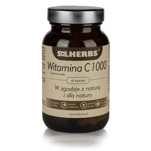 SOLHERBS SZCZEPANKIEWICZ SP.J. SOLHERBS Witamina C 1000 60 kapsułek 3754421 - Witaminy i minerały - miniaturka - grafika 1