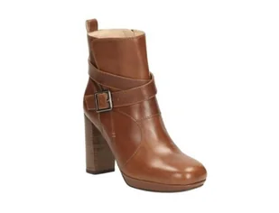 Clarks, Botki damskie, Gabriel Mix, brązowy, rozmiar 38 - Botki damskie - miniaturka - grafika 1
