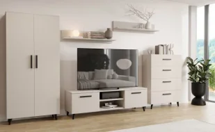 Meblościanka kaszmir do salonu K4-L13 - Inne meble do salonu - miniaturka - grafika 1