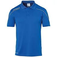 Koszulki męskie - Uhlsport Polo Stream 22 męska koszulka polo niebieski niebieski/biały L 4051309792383 - miniaturka - grafika 1
