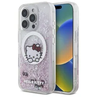 Etui i futerały do telefonów - Hello Kitty Liquid Glitter Sweet Kitty Bows MagSafe - Etui iPhone 16 Pro Max (biały) - miniaturka - grafika 1