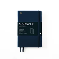 Notesy i bloczki - Notatnik Monocle by Leuchtturm1917 Paperback B6+, Twarda Oprawa, Kropki, Granatowy - miniaturka - grafika 1