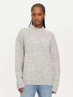 Swetry damskie - Calvin Klein Sweter J20J224636 Szary Regular Fit - miniaturka - grafika 1