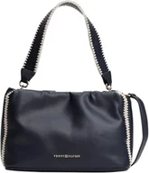 Torebki damskie - Tommy Hilfiger Damska torba TH SOFT SUMMER MINI BUCKET AW0AW17541, niebieska (Space Blue), OS, Niebieski (Space Blue), One Size - miniaturka - grafika 1