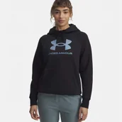 Bluzy sportowe damskie - Bluza damska Under Armour Rival Fleece Shimmer Hoody - miniaturka - grafika 1