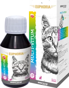 BIOFEED EHC - Multi-Vitum Cat 30ml - Pozostałe akcesoria dla kotów - miniaturka - grafika 1
