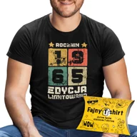 Koszulki męskie - Koszulka Na 60 Urodziny Prezent Dla Niego Edycja Limitowana + Opakowanie L - miniaturka - grafika 1
