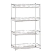 Szafy i regały magazynowe - Regał druciany z półkami/koszami, 1500x900x450 mm, 4 półki - miniaturka - grafika 1