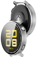 Akcesoria do smartwatchy - Bizon Etui ze szkłem do zegarka Case+Glass Watch do Huawei Watch GT 5 41 mm, satynowo srebrne - miniaturka - grafika 1