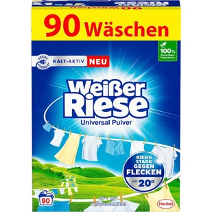 Weißer Riese Universal 4,5kg (proszek do prania białych i kolorowych tkanin) - Środki do prania Weißer Riese Universal 4,5kg (proszek do prania białych i kolorowych tkanin) - Środki do prania - miniaturka - grafika 1