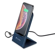 Ładowarki do telefonów - Bezprzewodowa ładowarka CellularLine Wireless Passport skládací 10W WIRELESFOLD10WTYCB) Niebieska - miniaturka - grafika 1