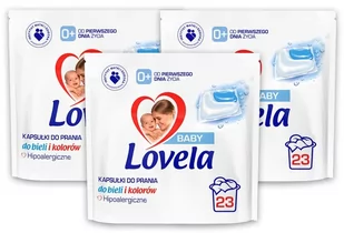 Lovela Kapsułki Uniwersalne Prania Dzieci 3x23szt - Środki do prania - miniaturka - grafika 1