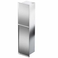 Szafki łazienkowe - Schowek WC do zabudowy pod własne płytki stal drzwi lewe - miniaturka - grafika 1