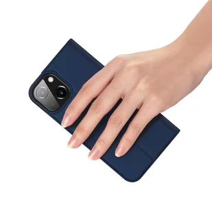 Dux Ducis Skin Pro kabura etui pokrowiec z klapką iPhone 13 mini niebieski - Etui i futerały do telefonów - miniaturka - grafika 7