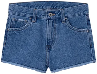 Pepe Jeans Patty Szorty dziewczęce, Niebieski (Denim-jr6), 12 lat - Spodenki damskie - miniaturka - grafika 1