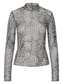 Koszulki i topy damskie - Pieces Koszulka w kolorze szarym - miniaturka - grafika 1