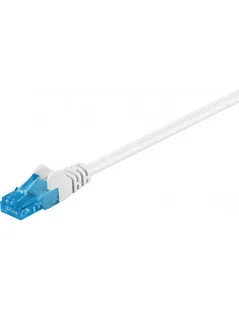 Goobay 59832 " kabel krosowy CAT 6 A "", "U/UTP, 20 m Biały/Czarny 59832 - Kable miedziane - miniaturka - grafika 1