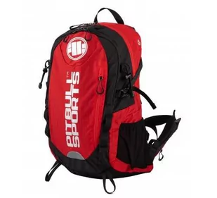 Plecak sportowy Pit Bull PB Sports - Czarny/Czerwony - Plecaki - miniaturka - grafika 1