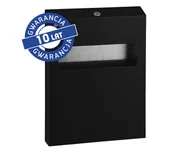 Akcesoria i części AGD - Merida GSC001 Pojemnik na podkładki na deskę sedesową STELLA BLACK LINE, czarny - miniaturka - grafika 1