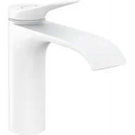Baterie umywalkowe - Hansgrohe 75020700 Vivenis Jednouchwytowa bateria umywalkowa 110 z kompletem odp$267ywowym bia$268y matowy - miniaturka - grafika 1
