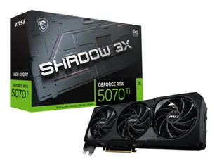 MSI GeForce RTX 5070 Ti 16G SHADOW 3X OC NVIDIA 16 GB GDDR7 G507T-16S3C - Karty graficzne - miniaturka - grafika 1