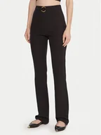 Spodnie damskie - Just Cavalli Spodnie materiałowe 79PAA131 N0626 Czarny Flare Fit - miniaturka - grafika 1