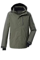 Kurtki męskie - killtec Męska kurtka outdoorowa/kurtka funkcyjna z odpinanym kapturem KOW 89 MN JCKT, oliwkowa, 3XL, 43325-000 - miniaturka - grafika 1