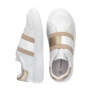 Buty Tommy Hilfiger damskie W T3A4-32155-1383X048 (kolor Biały. Złoty, rozmiar 36) - Buty sportowe damskie - miniaturka - grafika 3