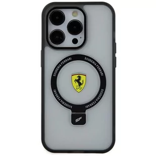Ferrari FEHMP15LUSCAH iPhone 15 Pro 6.1" transparent hardcase Ring Stand 2023 Collection MagSafe - Etui i futerały do telefonów - miniaturka - grafika 3