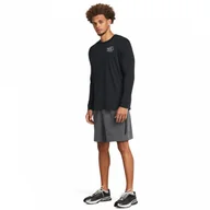Spodenki męskie - Męskie spodenki treningowe Under Armour UA Unstoppable Vented Short - szare - miniaturka - grafika 1
