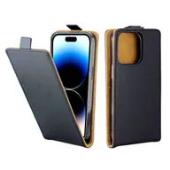 Etui i futerały do telefonów - König Design Etui kompatybilne z Apple iPhone 15 Etui na telefon komórkowy ze skóry syntetycznej - Etui na telefon komórkowy czarne - miniaturka - grafika 1