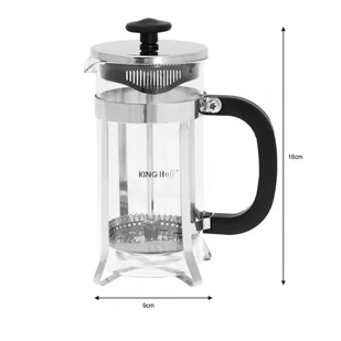 SK ZAPARZACZ DO HERBATY FRENCH PRESS 350ML KINGHOFF KH-4836 emix - Zaparzacze i kawiarki - miniaturka - grafika 4