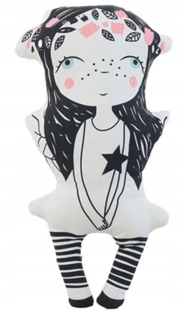 PODUSZKA LALKA DZIEWCZYNKA MIĘKKA PRZYTULANKA DO SPANIA ZABAWY DLA DZIECKA