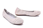 Baleriny - RIEKER 41430-60 beige, baleriny damskie - Rieker - miniaturka - grafika 1