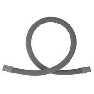 Akcesoria i części do pralek i suszarek - Wąż odpływowy do pralki szary przyłącze proste-proste 100 cm - miniaturka - grafika 1