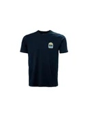 Koszulki męskie - Koszulka HELLY HANSEN MASSIF GRAPHIC T-SHI granatowy M - miniaturka - grafika 1