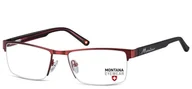 Okulary korekcyjne, oprawki, szkła - Męskie oprawki korekcyjne żyłkowe MM622D - miniaturka - grafika 1