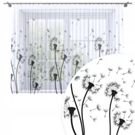 Firany - FIRANA GOTOWA 300x160 WOAL BARWIONA WZÓR NA ŻABKI DMUCHAWCE 373 - miniaturka - grafika 1