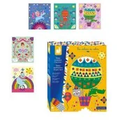 Zabawki kreatywne - Janod Zestaw Kreatywny Kryształki i Naklejki Fiesta 4+, - miniaturka - grafika 1