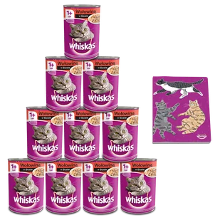 Whiskas Wołowina Puszka 400g 1835 - Mokra karma dla kotów - miniaturka - grafika 9